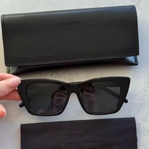 Saint Laurent Black Women's Sunglasses